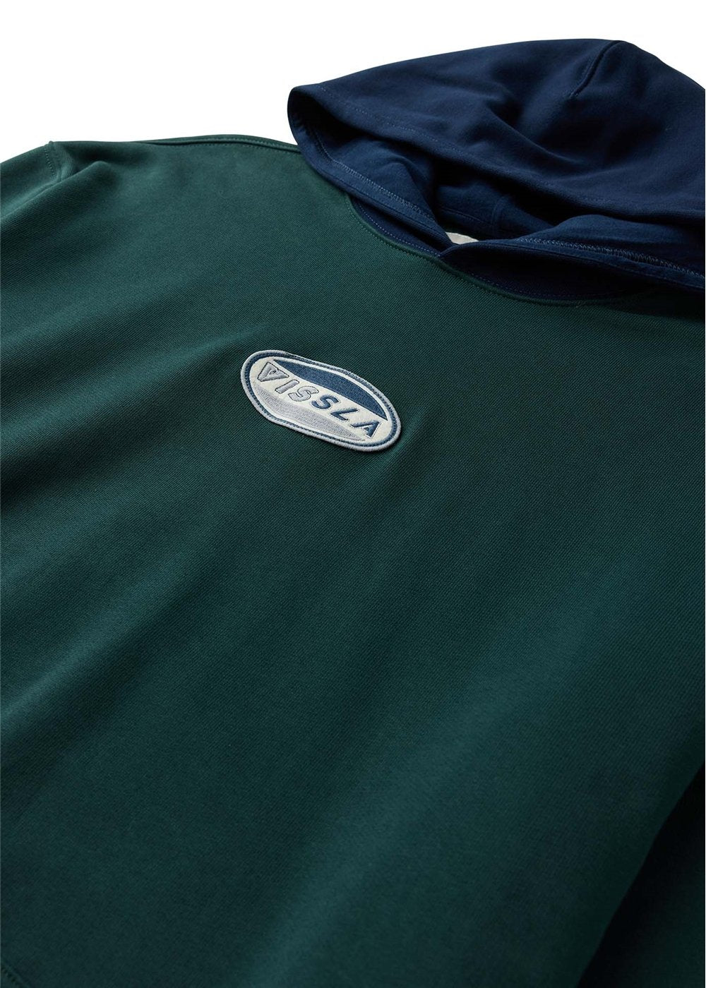 Vissla Sam Boys Pull Over Organic Hoodie in Evergreen, view 3
