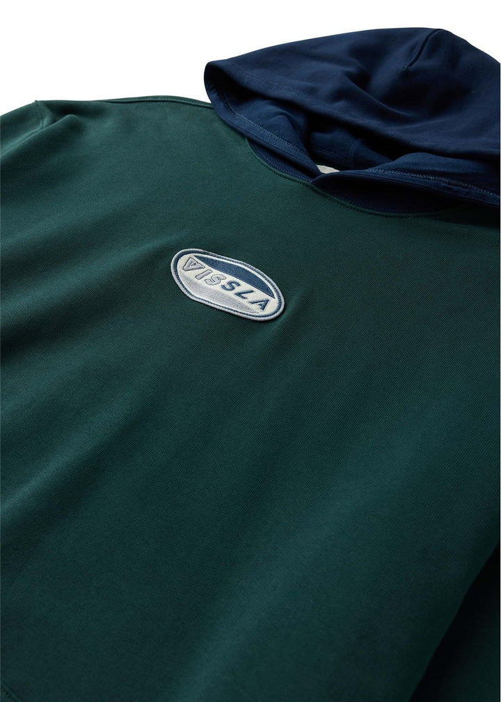 Vissla Sam Boys Pull Over Organic Hoodie in Evergreen, view 3