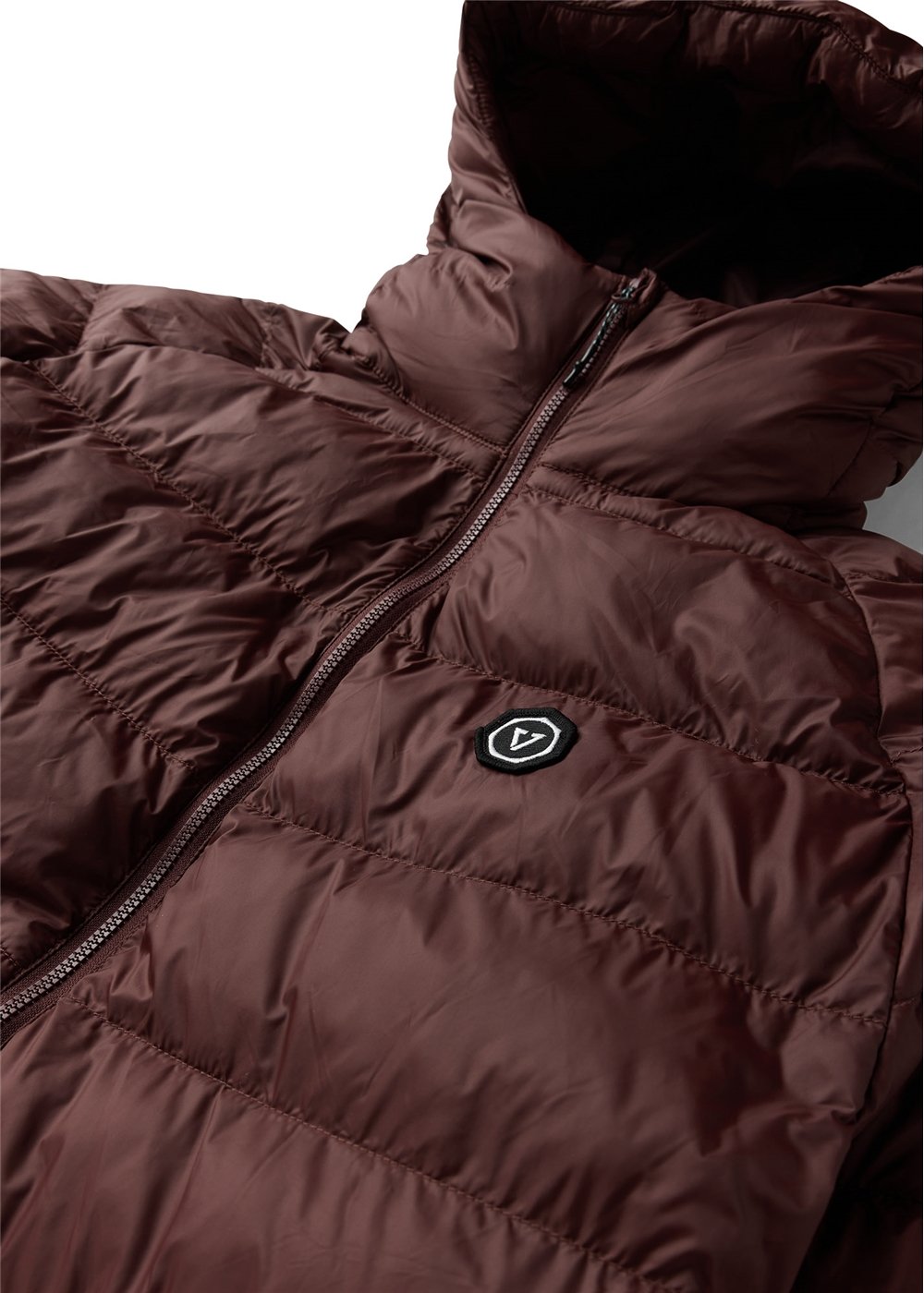 Vissla Pacific Packable Eco Boys Puff Jacket in Brick, view 3
