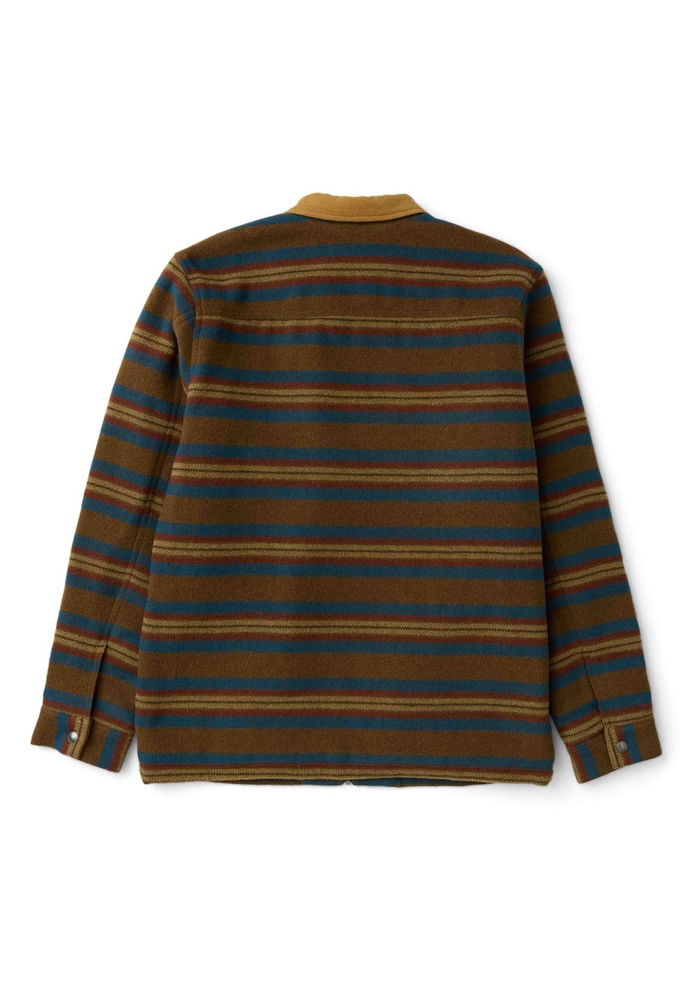 Vissla Buffalo Boys Wool Blend Jacket in Dark Earth, view 2