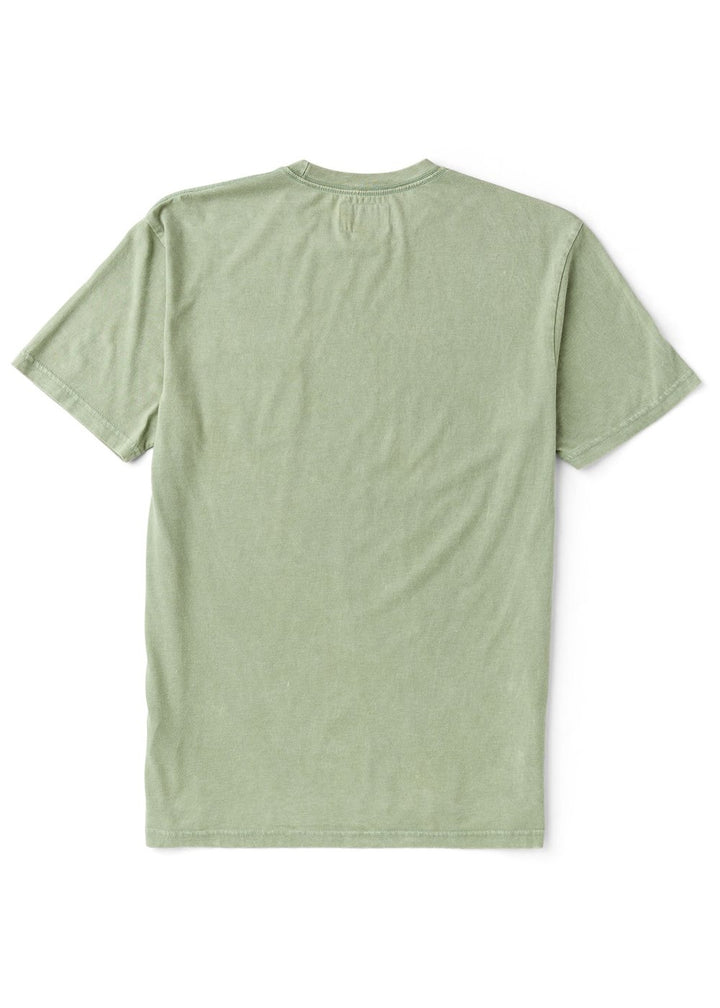 Vissla Solid Sets Cosmic Wash Boys Short Sleeve Pocket Tee in Sage, view 2