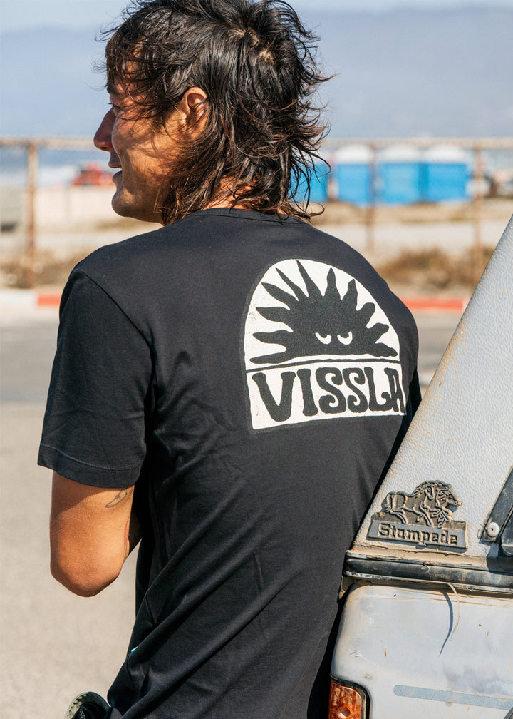 Vissla Burner Organic Tee in Phantom, view 2