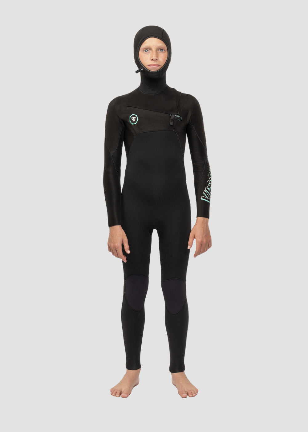 Vissla 7 Seas Boys 4-3 Full Hooded Chest Zip