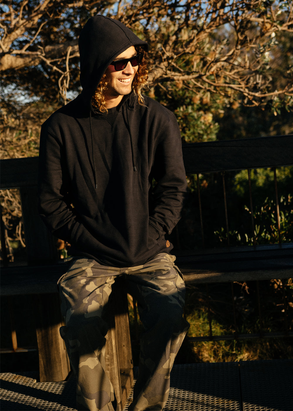 Vissla County Cargo Eco Pant in Camo, view 2