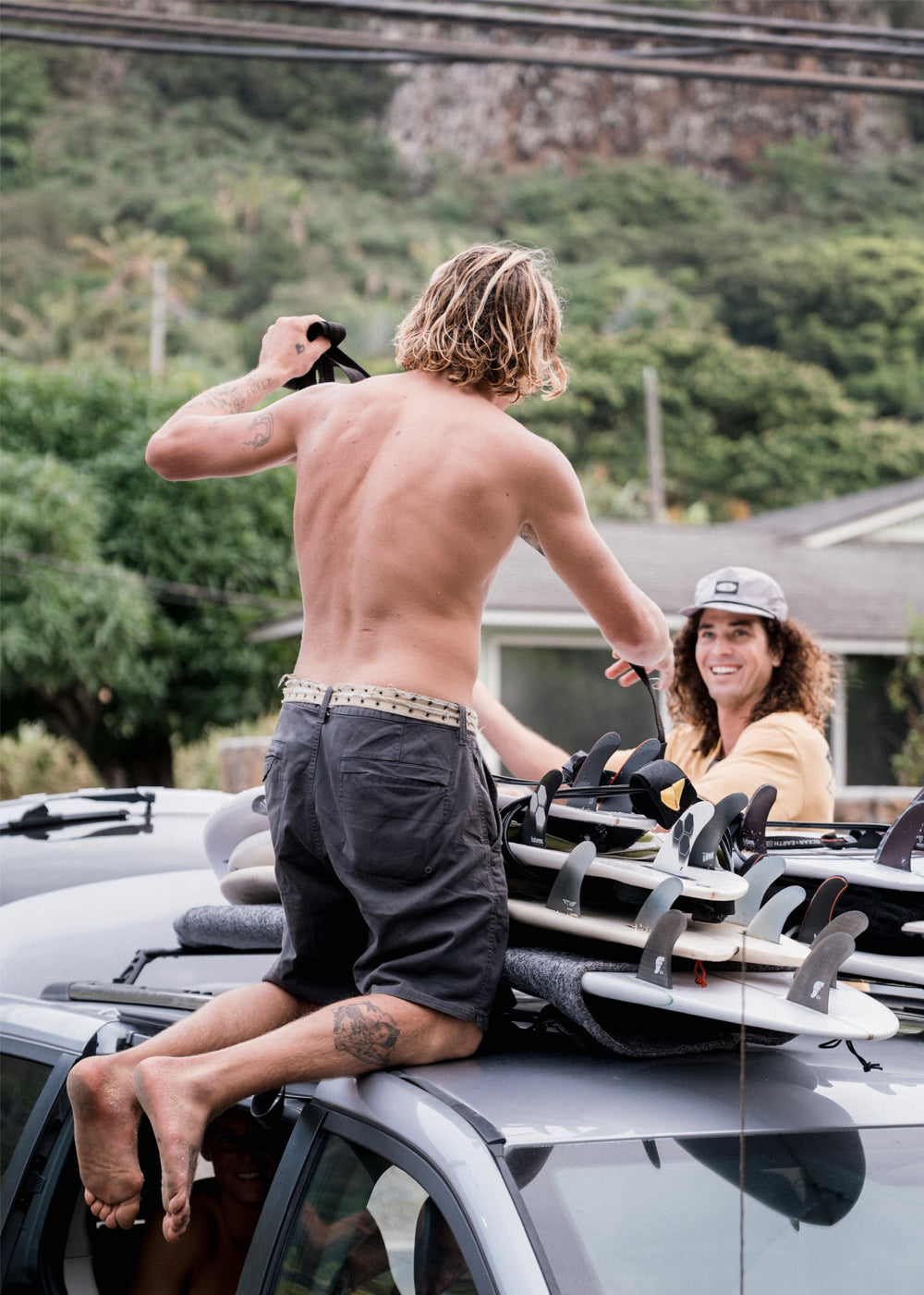 Vissla El Capitan 18.5" Hybrid Walkshort in Graphite, view 3
