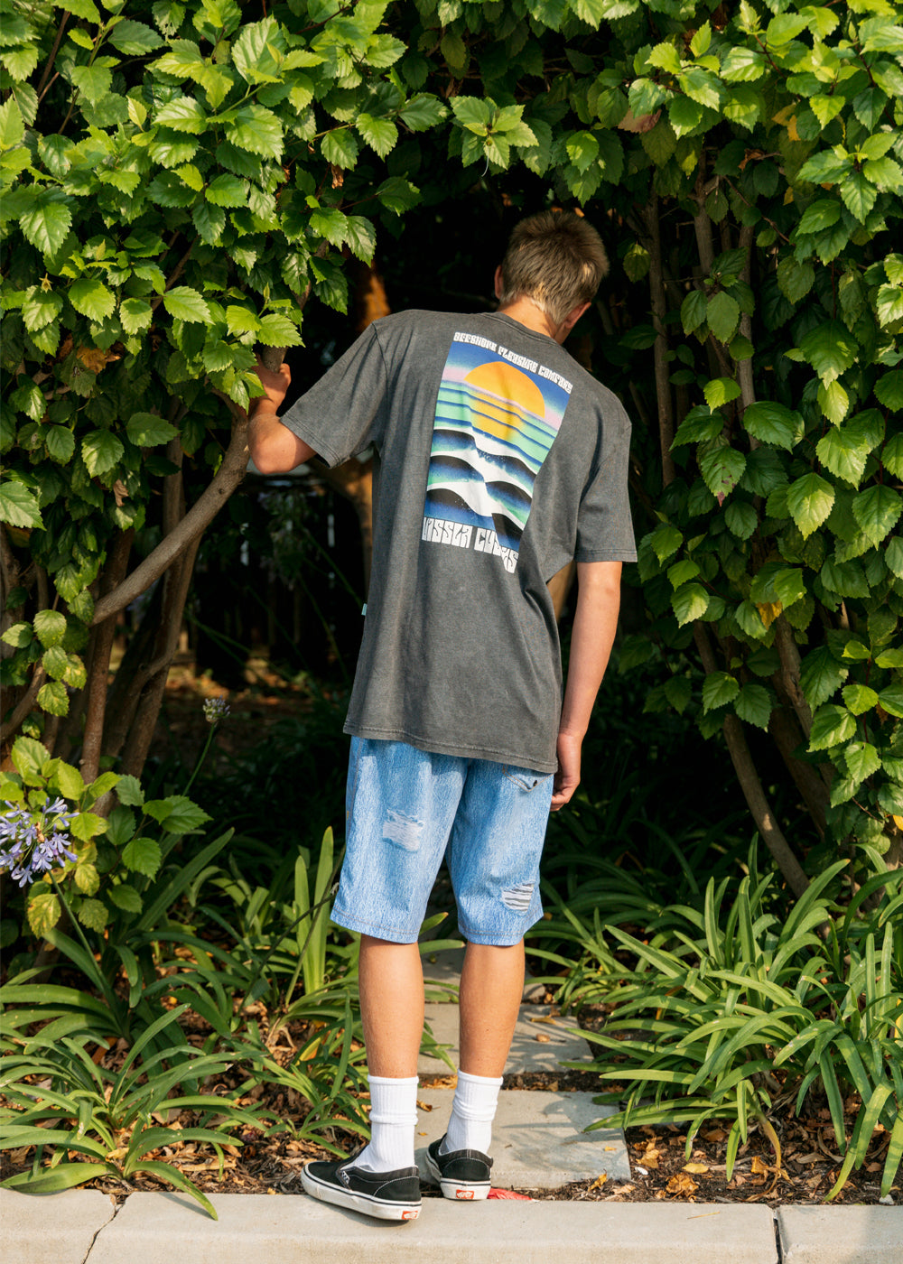 Vissla Jort 21" Boardshort in Denim, view 4
