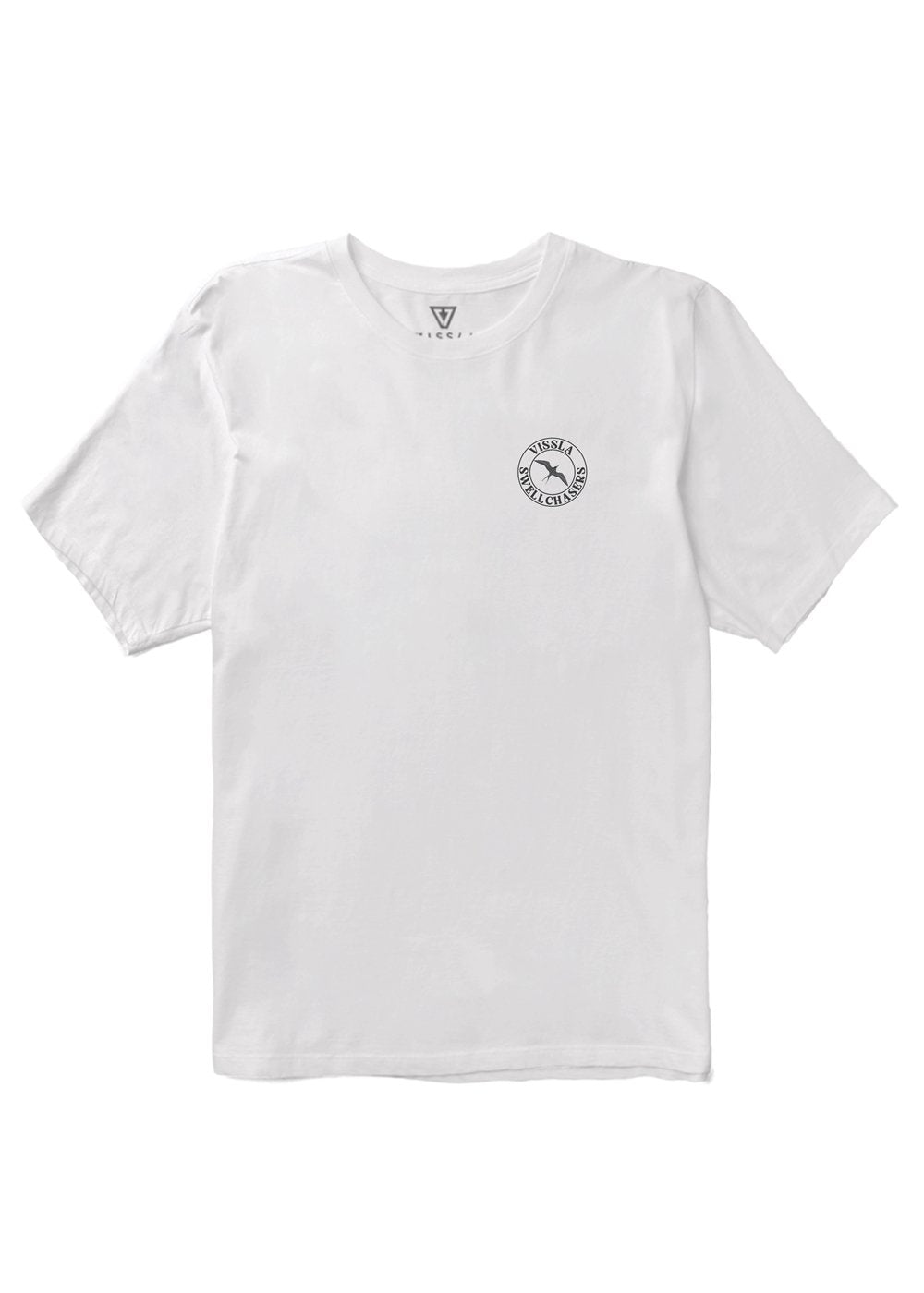 Vissla Swell Chaser Kids Tee in White, view 2
