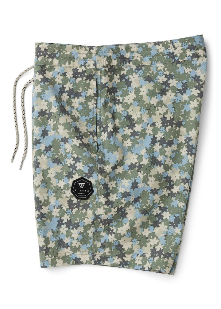 Vissla Jungalo 17.5" Boardshort in Army, view 3