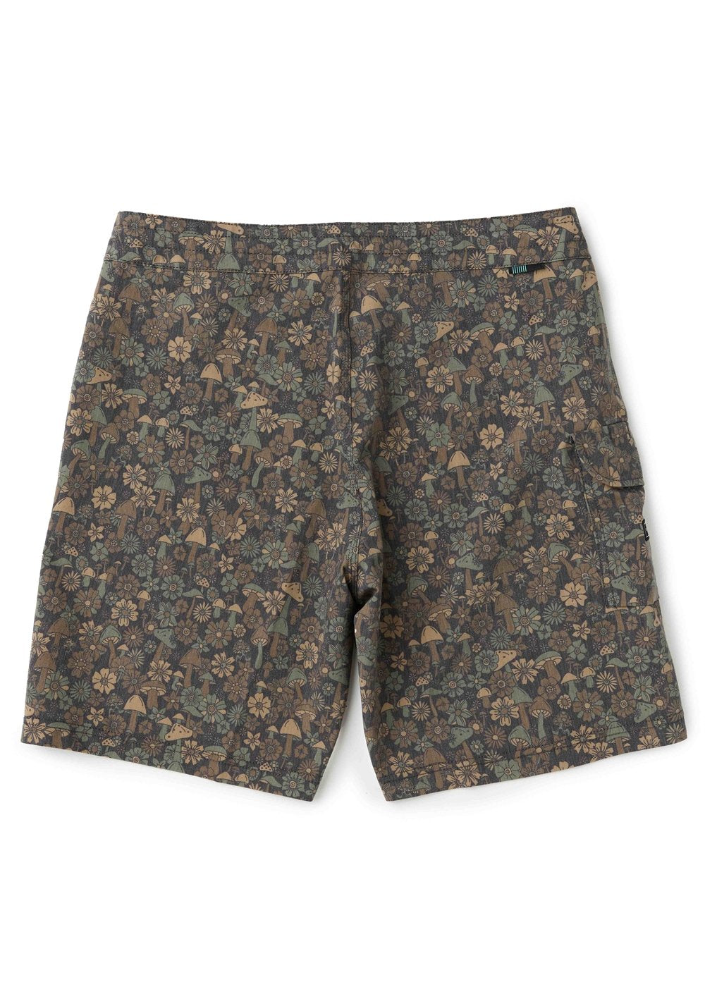Vissla Shrooms 18.5" Boardshort in Dark Earth, view 2