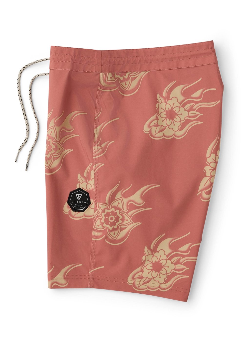 Vissla Helloha 18.5" Boardshort in Retro Red, view 3