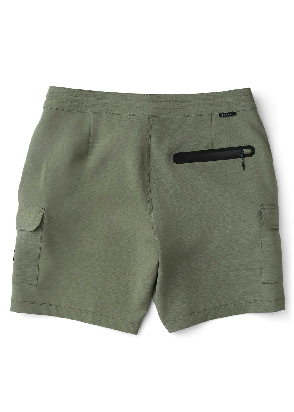 Vissla Roamer Cargo 18.5" Hybrid Boardshort in Army, view 3