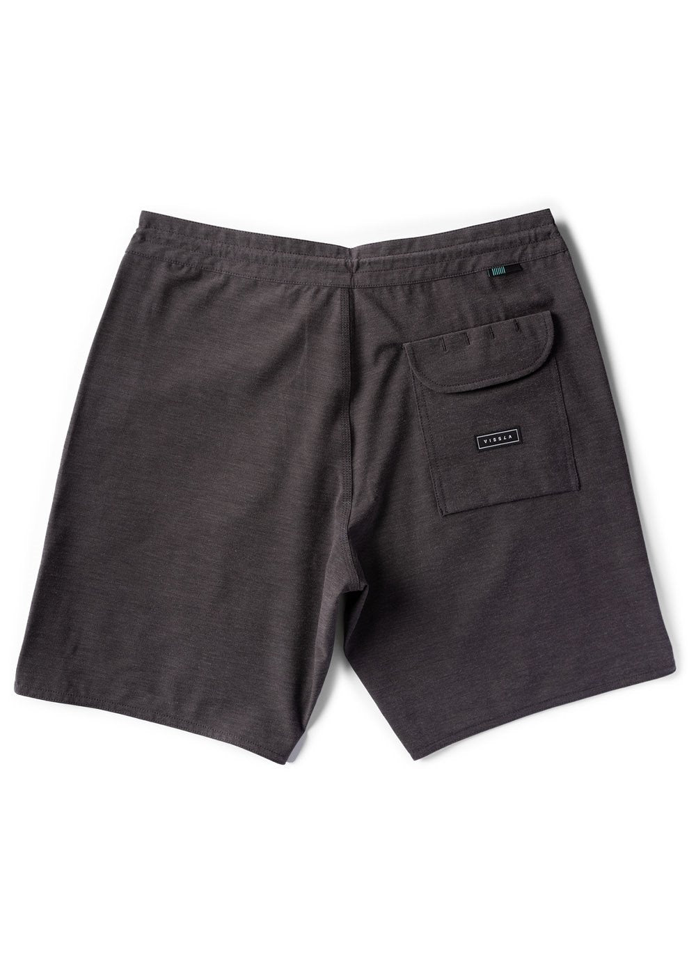 Vissla Solid Sets 18.5" Boardshort in Black, view 2