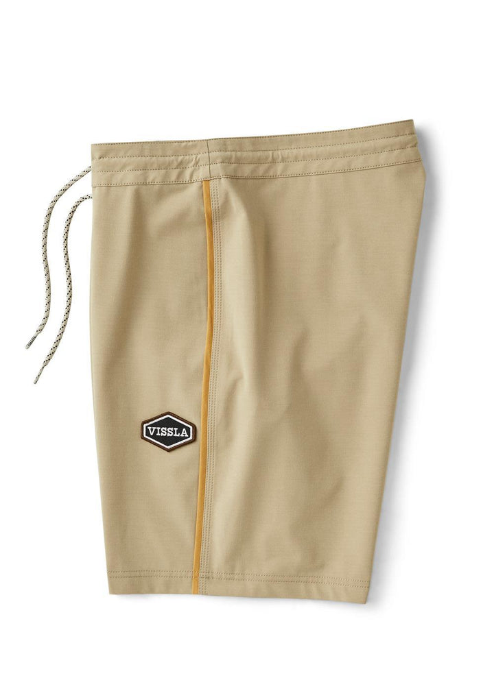 Vissla Solid Sets 18.5" Boardshort in Khaki, view 3