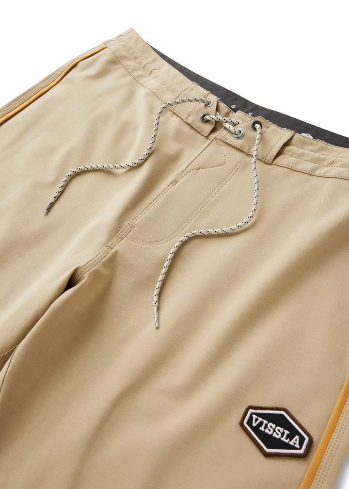 Vissla Solid Sets 18.5" Boardshort in Khaki, view 4
