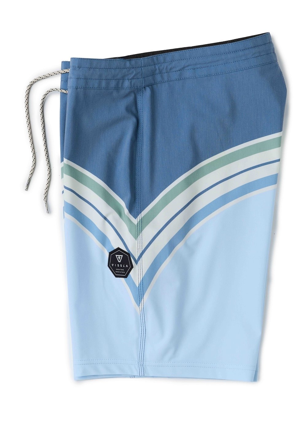 Vissla Latitude 18.5" Boardshort in Faded Denim, view 3