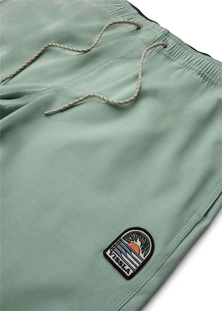 Vissla Solid Sets 17.5" Ecolastic in Aloe, view 4
