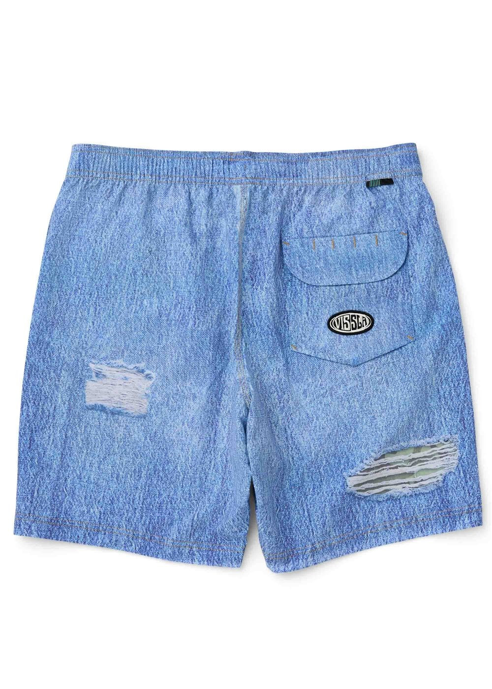 Vissla Jort 17.5" Ecolastic in Denim, view 2