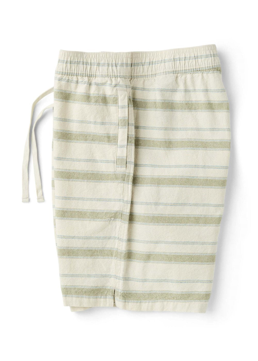 Vissla J. Linen Stripe Elastic 18" Walkshort in Sage, view 3