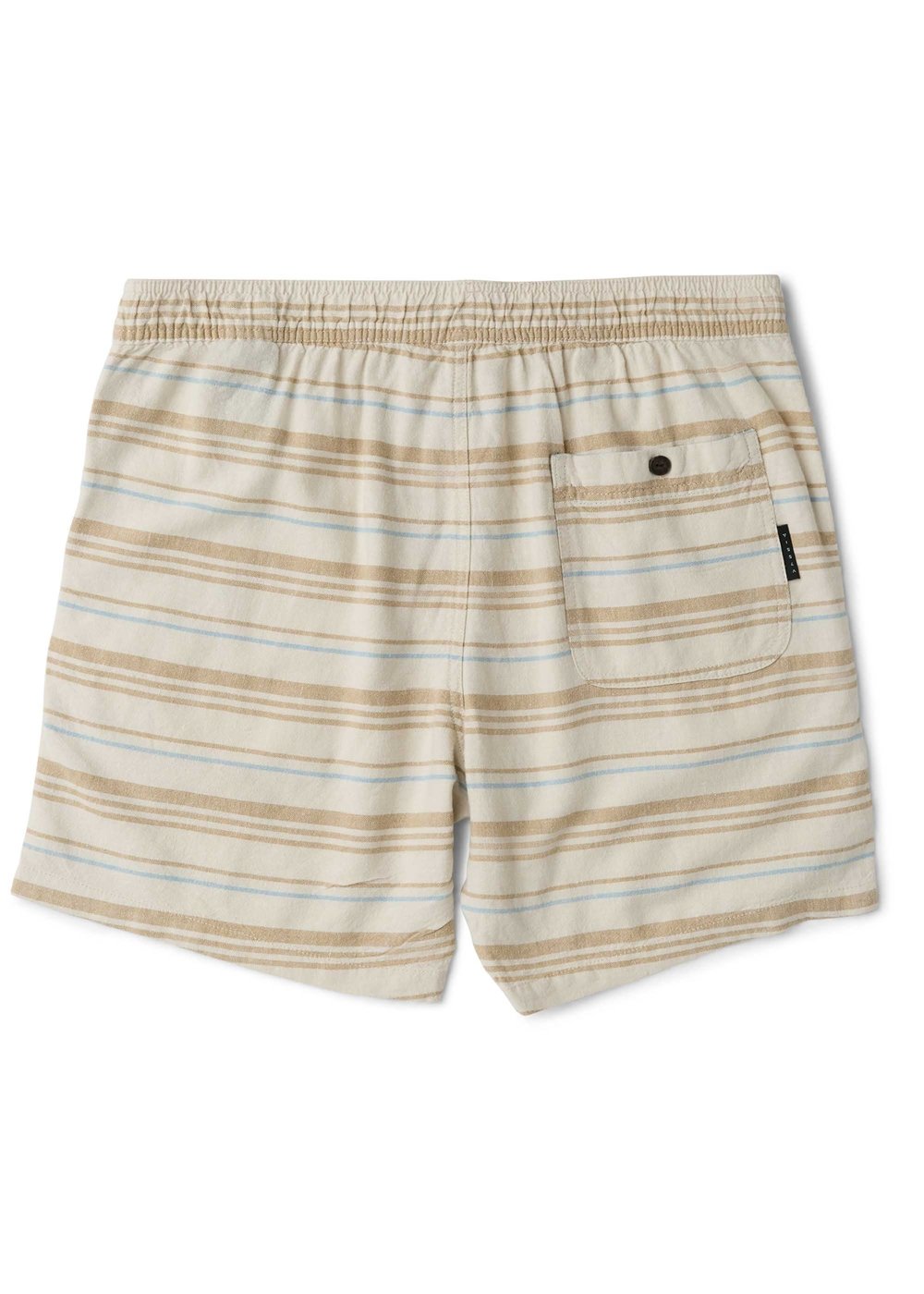 Vissla Grad Stripe 17" Elastic Linen Walkshort in Dark Sand, view 2