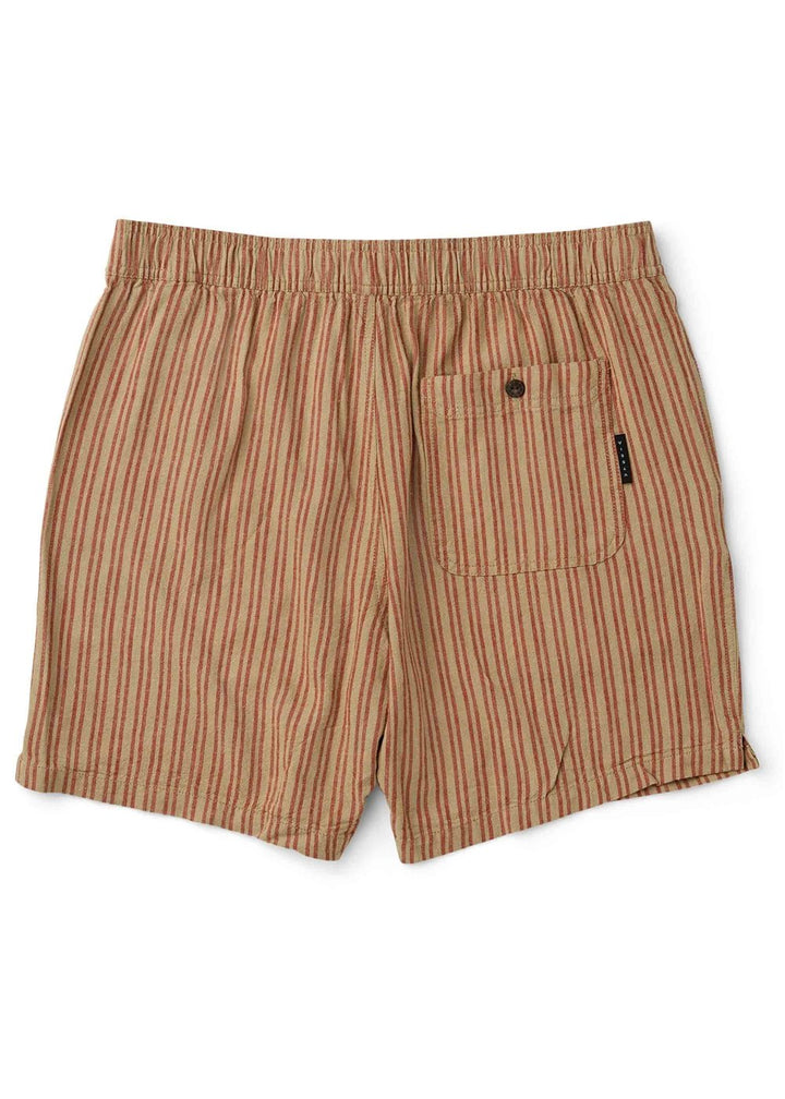 Vissla Hammer Land 17" Elastic Walkshort in Light Khaki, view 2