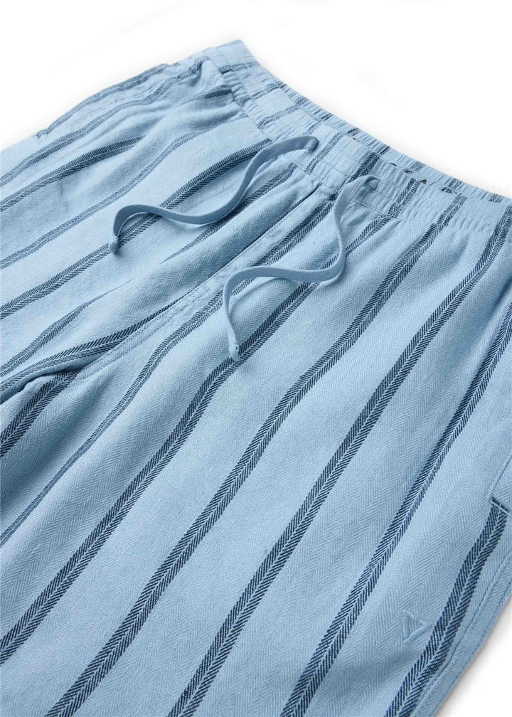 Vissla Distortion 17" Elastic Eco Walkshort in Faded Denim, view 4