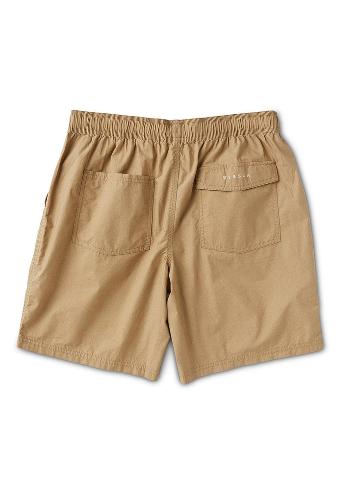 Vissla Utility 18.5" Elastic Walkshort in Khaki, view 3