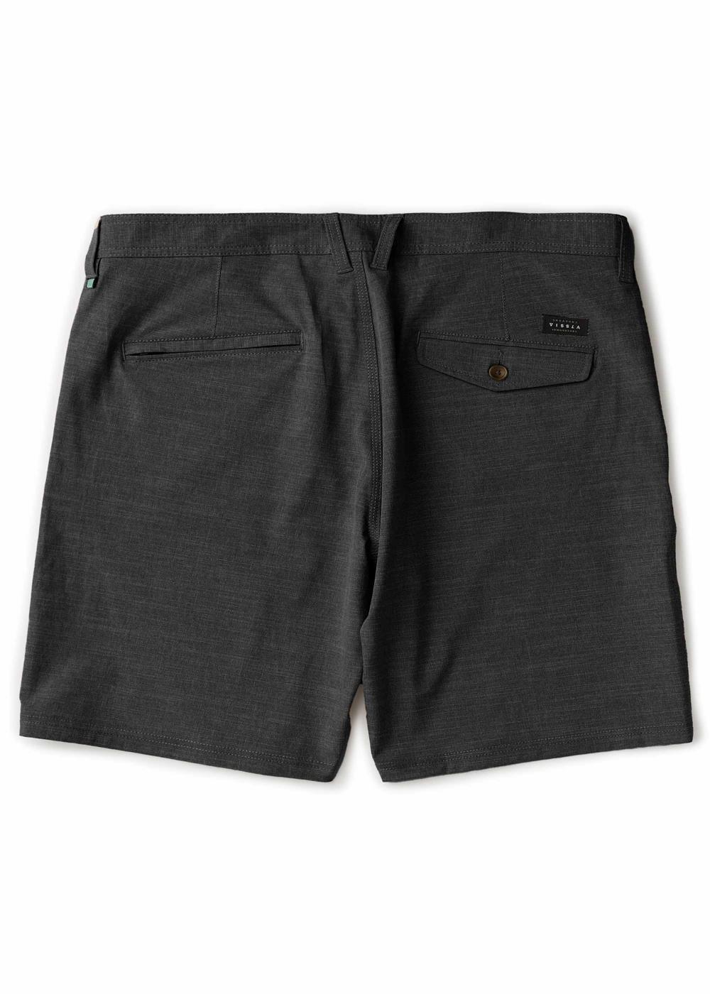 Vissla Fin Box 19.5" Hybrid Walkshort in Midnight, view 2