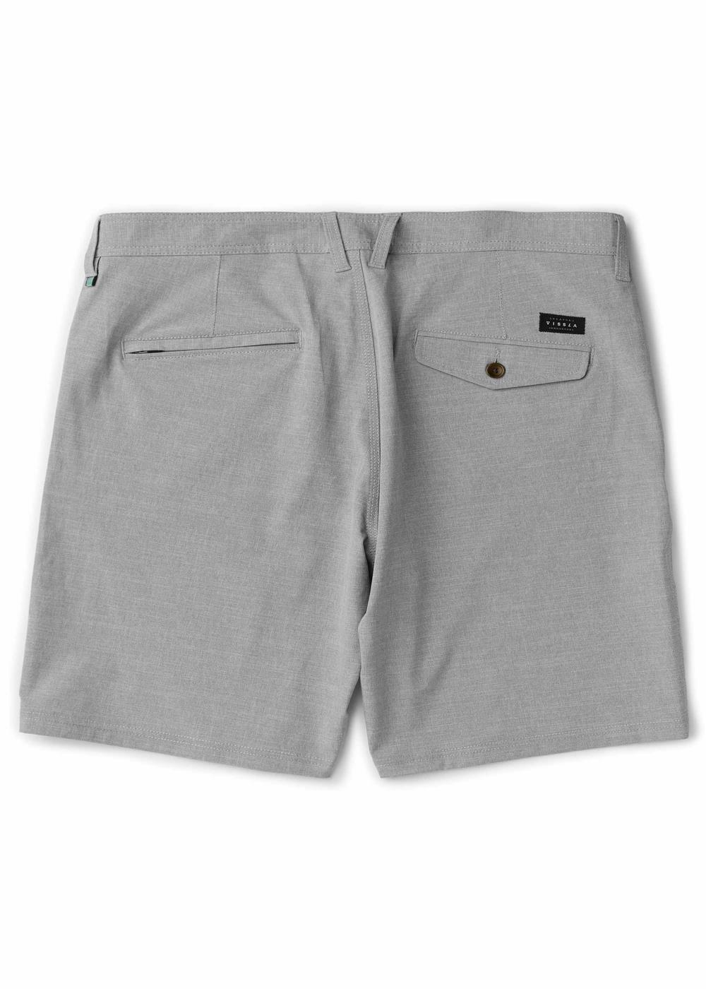 Vissla Fin Box 19.5" Hybrid Walkshort in Graphite, view 3