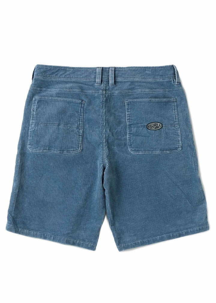 Vissla Pier Bowl 22" Cord Walkshort in Blue Haze, view 3