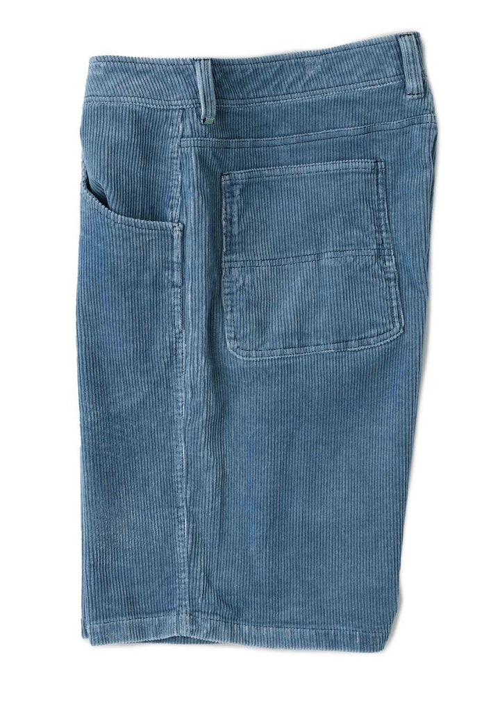 Vissla Pier Bowl 22" Cord Walkshort in Blue Haze, view 4