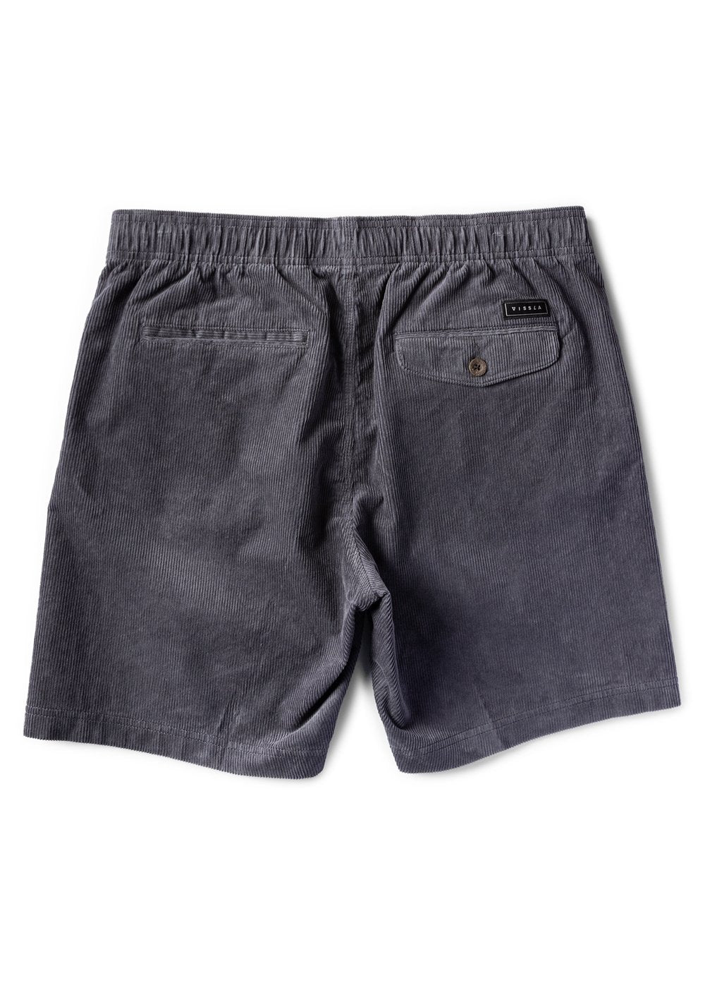 Vissla No See Ums Cord Eco 17" Elastic Walkshort in Graphite, view 2