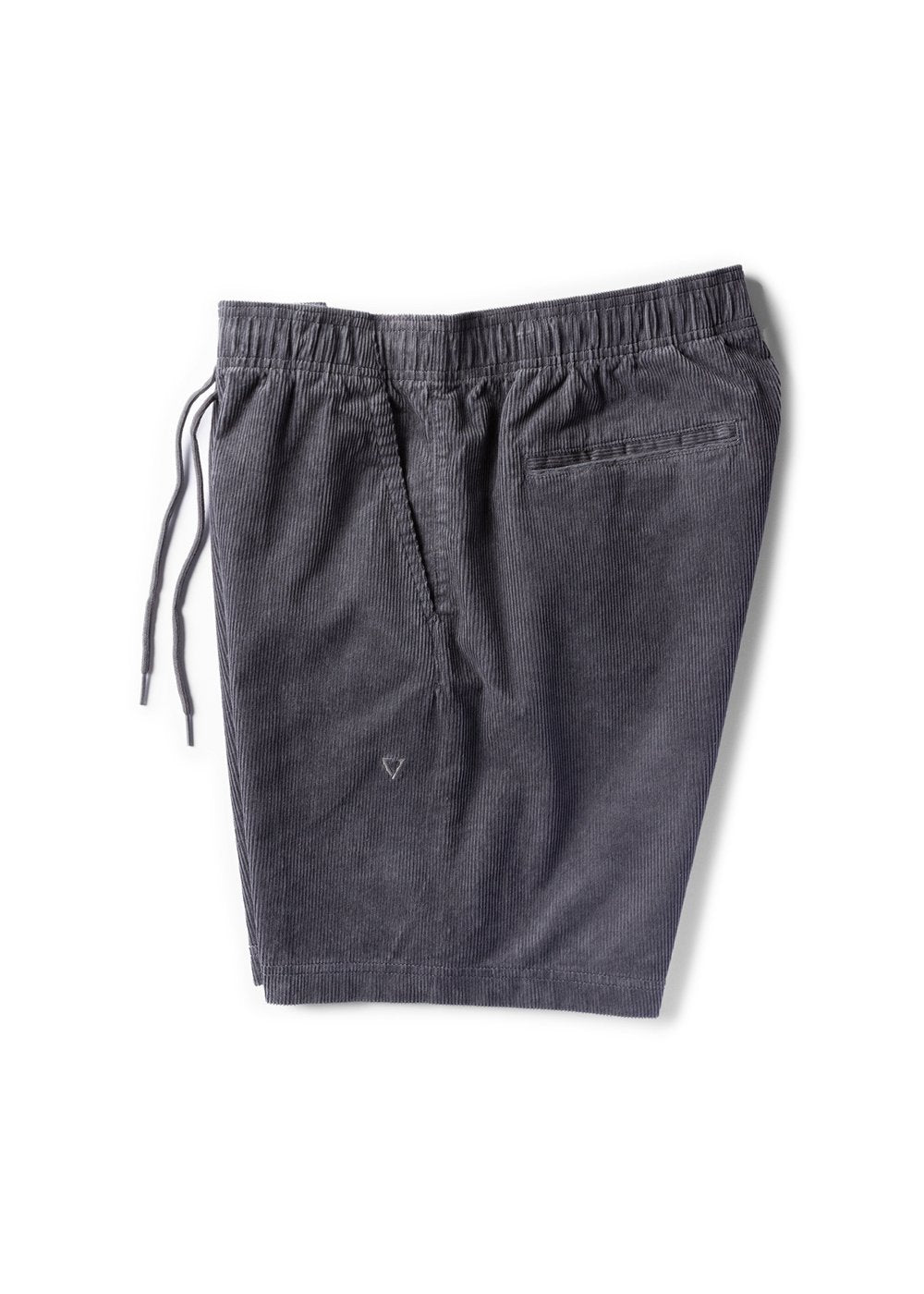 Vissla No See Ums Cord Eco 17" Elastic Walkshort in Graphite, view 3
