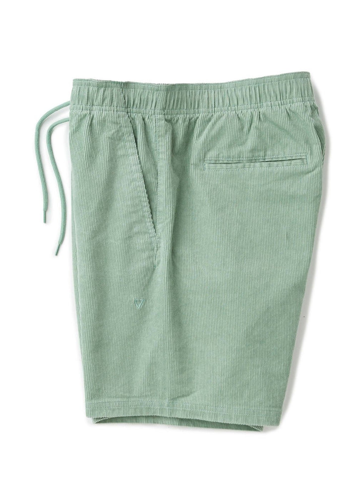 Vissla No See Ums Cord Eco 17" Elastic Walkshort in Aloe, view 3