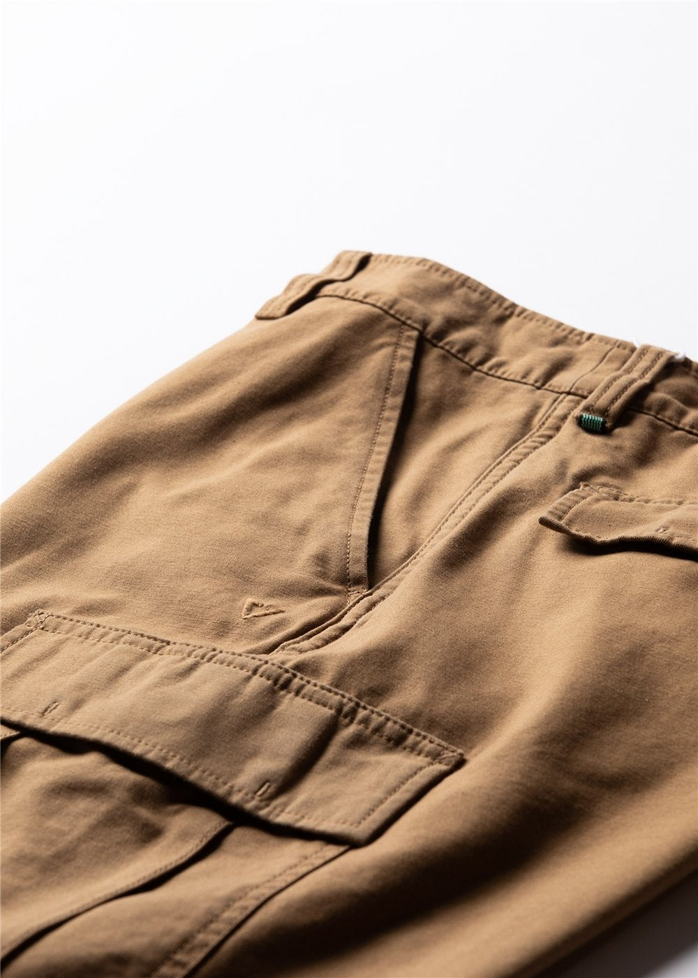 Vissla County Cargo Twill 21" Walkshort in Dark Khaki, view 5