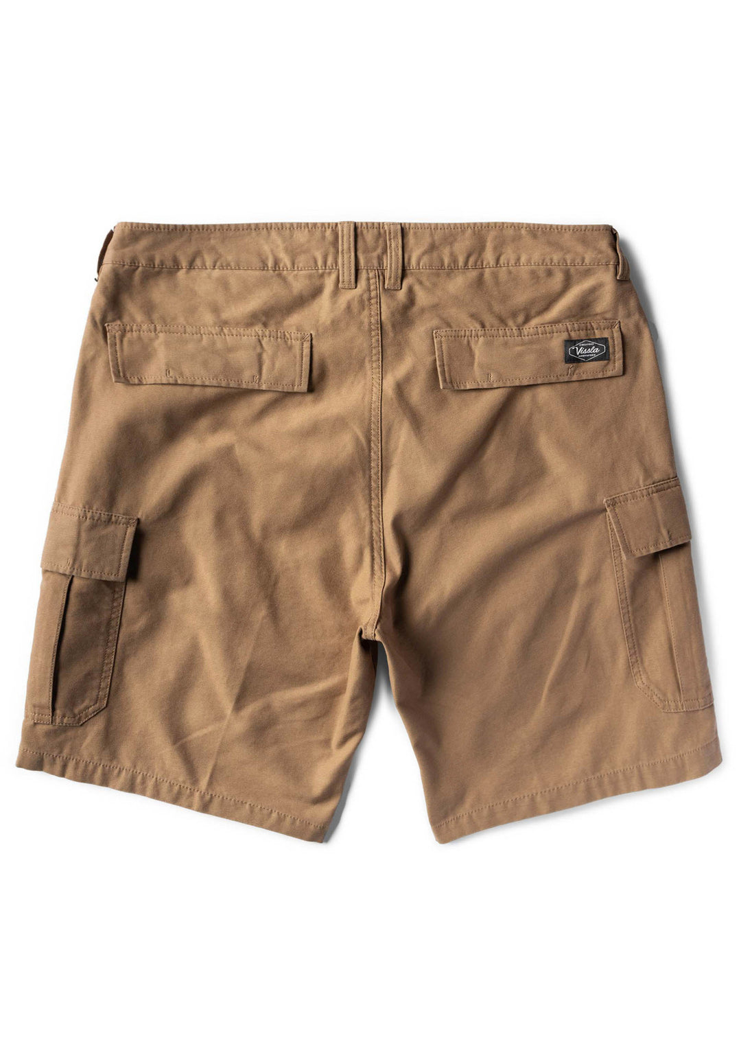Vissla County Cargo Twill 21" Walkshort in Dark Khaki, view 3