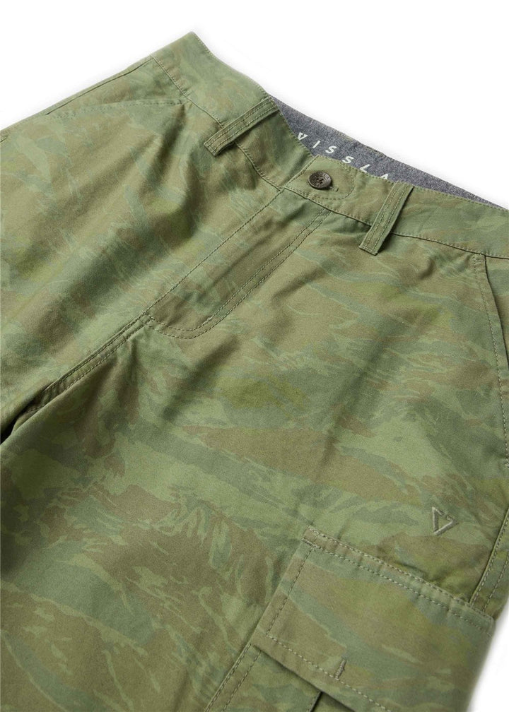Vissla County Cargo Twill 21" Walkshort in Camo, view 3