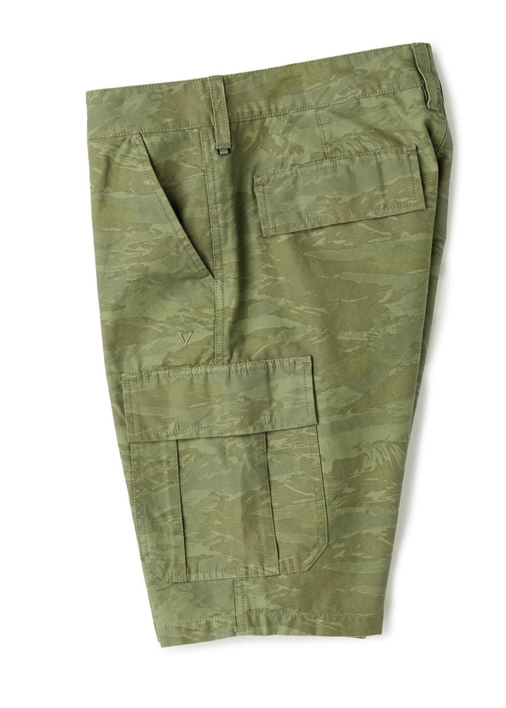 Vissla County Cargo Twill 21" Walkshort in Camo, view 4