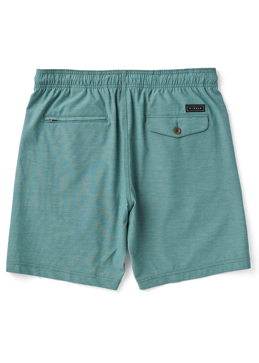 Vissla No See Ums Hybrid Eco 18" Elastic Walkshort in Dusty Green, view 2
