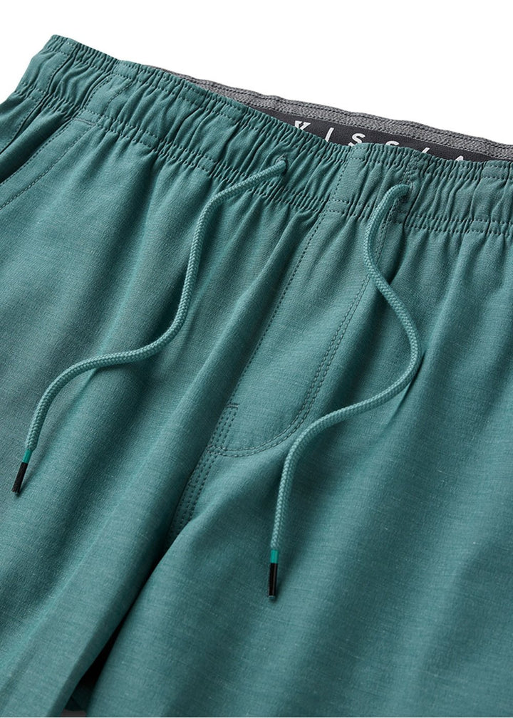 Vissla No See Ums Hybrid Eco 18" Elastic Walkshort in Dusty Green, view 4
