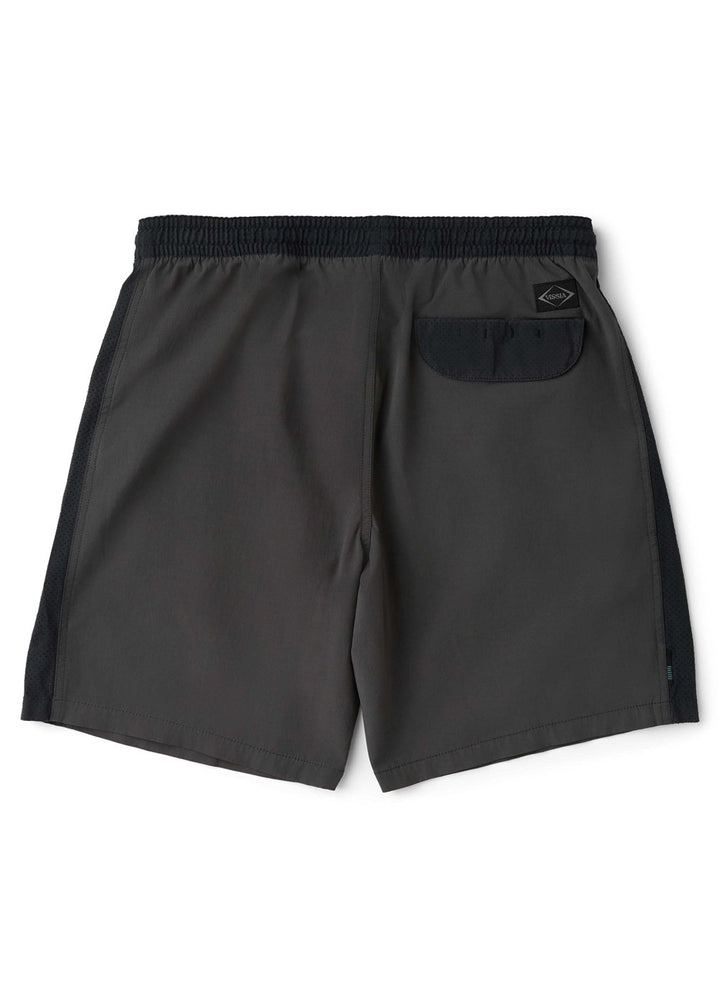 Vissla Full Court 19" Performance Elastic Walkshort in Dark Grey, view 3