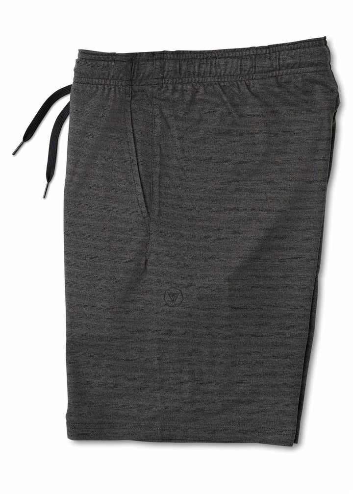 vissla.momp Lite Eco 18" Elastic Walkshort in Black, view 3