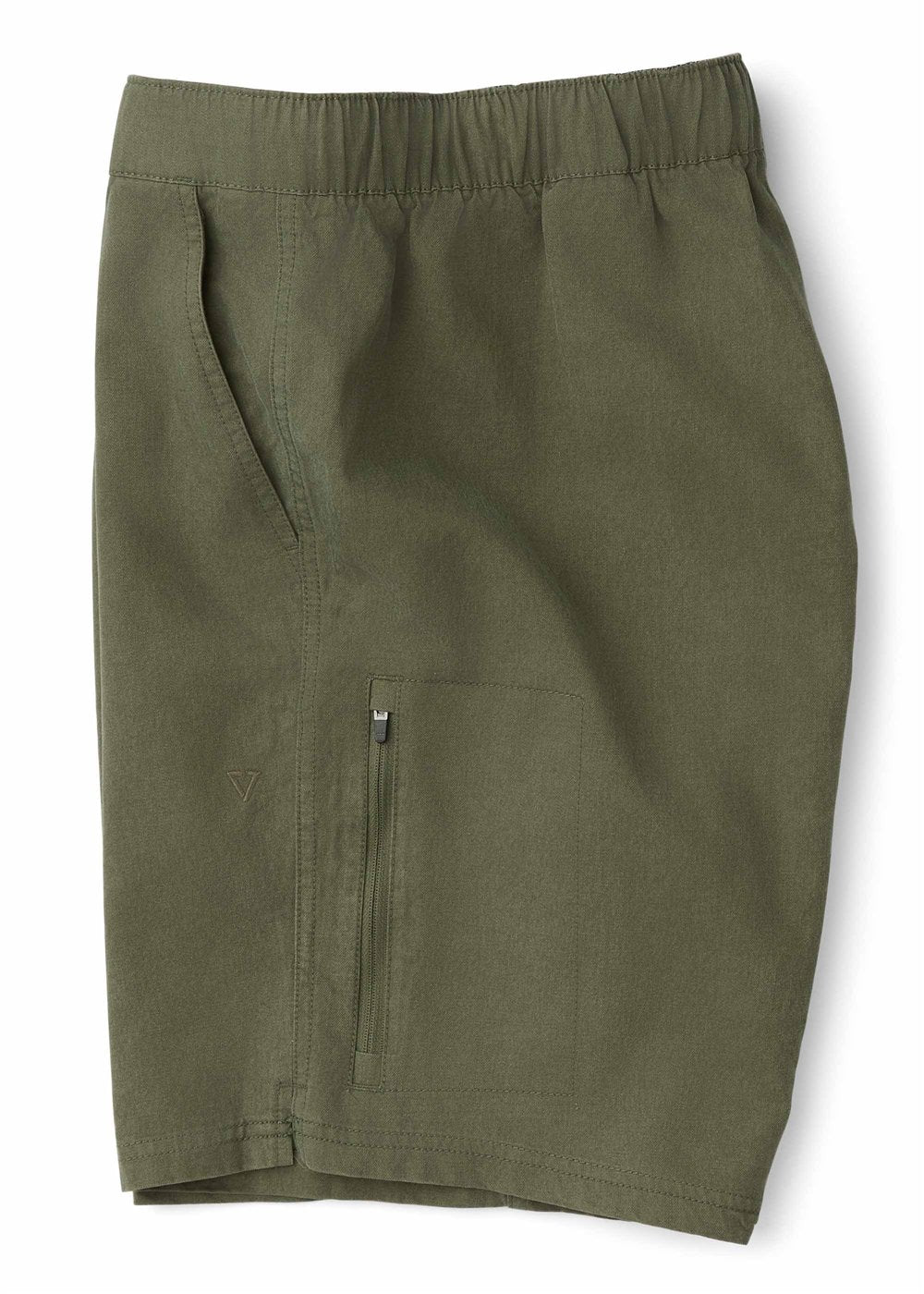 Vissla Blue Bird 18" Elastic Walkshort in Army, view 6