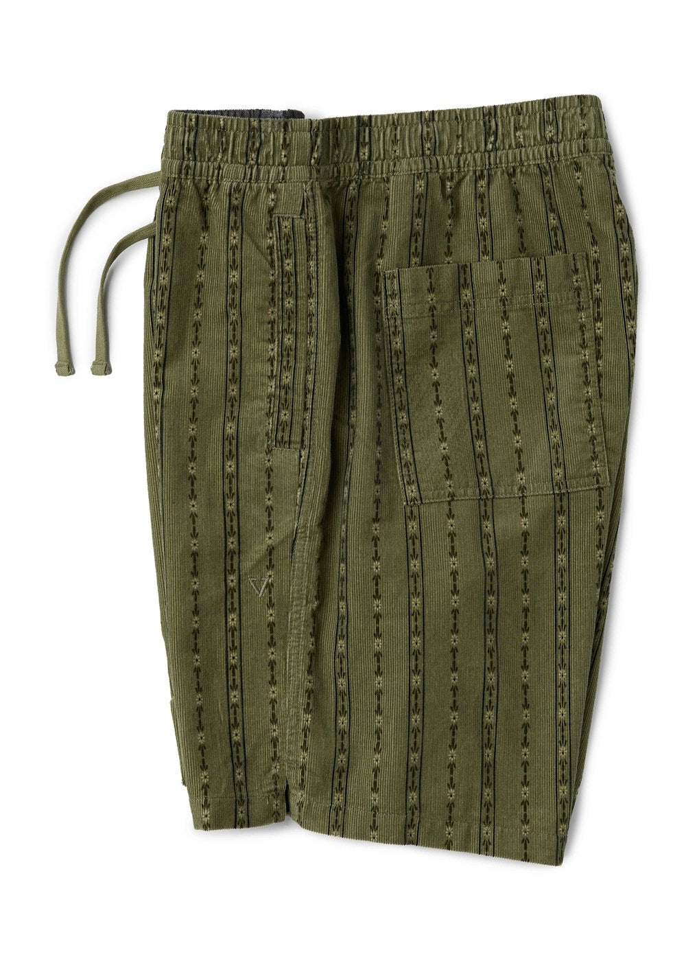 Vissla Rails Cord Eco 18" Elastic Walkshort in Sage, view 3