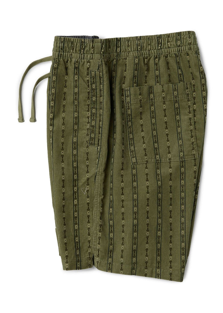 Vissla Rails Cord Eco 18" Elastic Walkshort in Sage, view 3