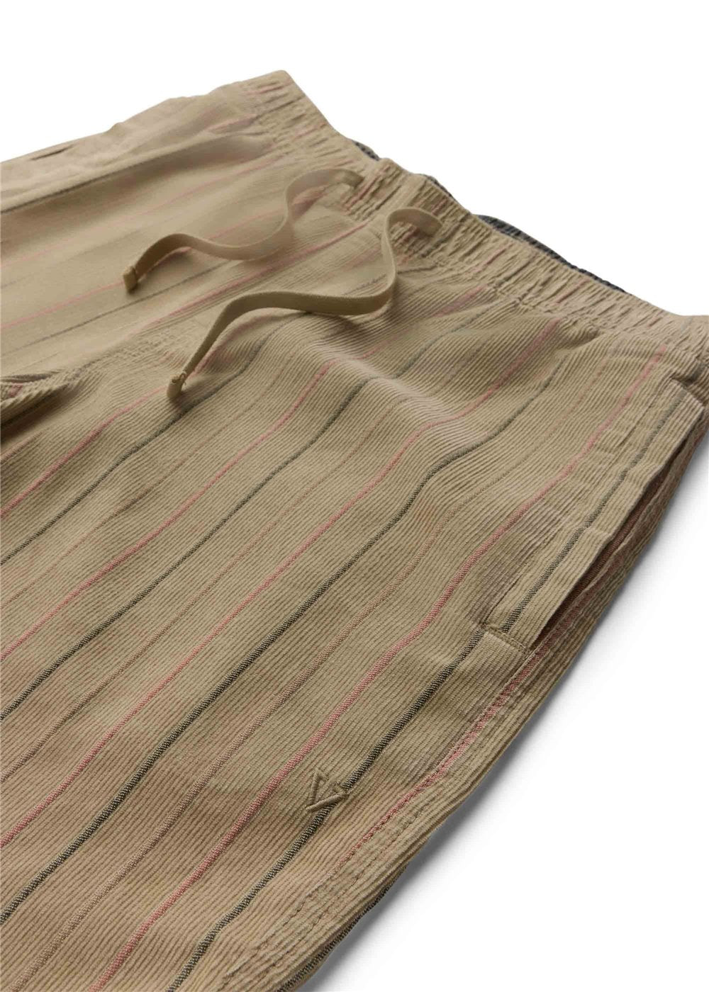 Vissla Rails Cord Eco 18" Elastic Walkshort in Light Khaki, view 4