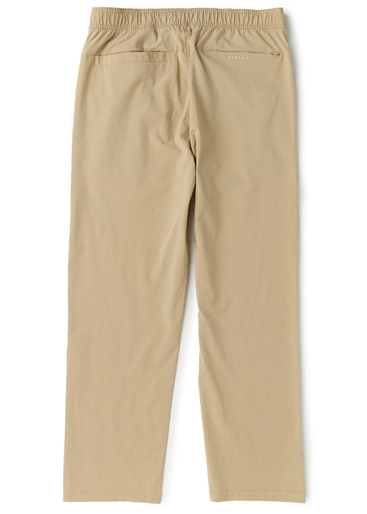 Vissla Alto Eco Elastic Pant in Light Khaki, view 2
