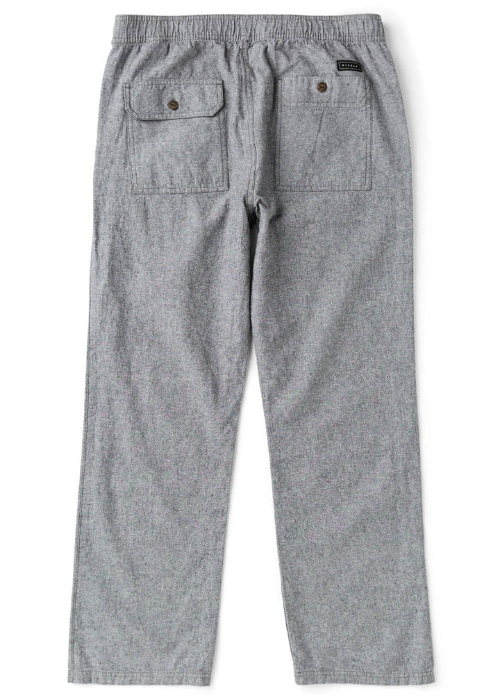 Vissla Rails Linen Eco Elastic Pant in Graphite, view 2