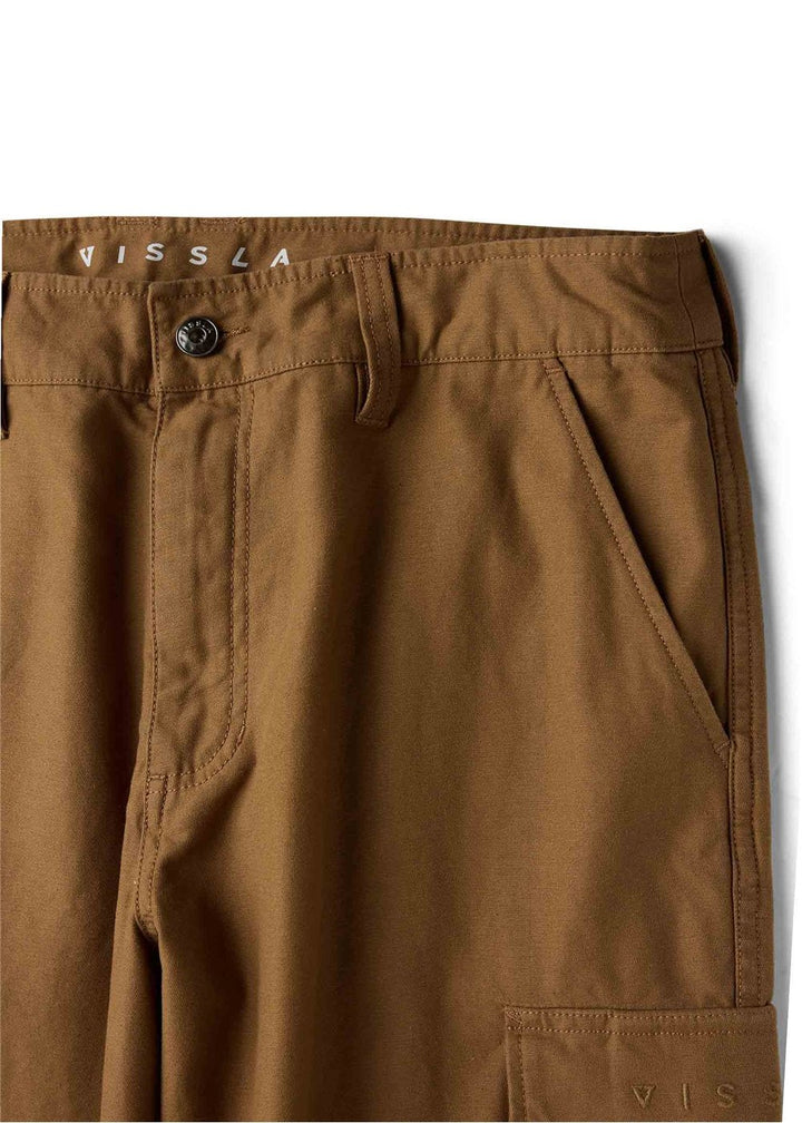 Vissla County Cargo Eco Pant in Dark Khaki, view 4