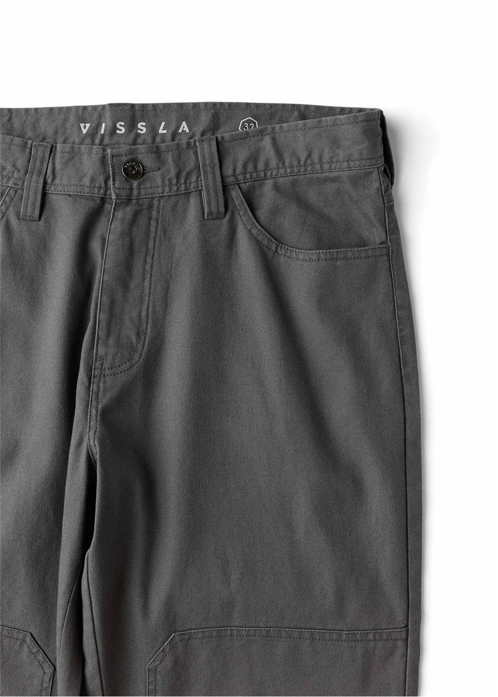Vissla Pismo Painter Eco Work Pant in Gunmetal, view 3