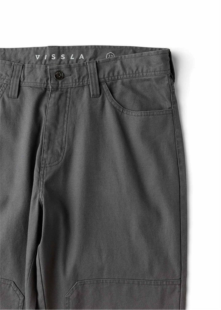 Vissla Pismo Painter Eco Work Pant in Gunmetal, view 3